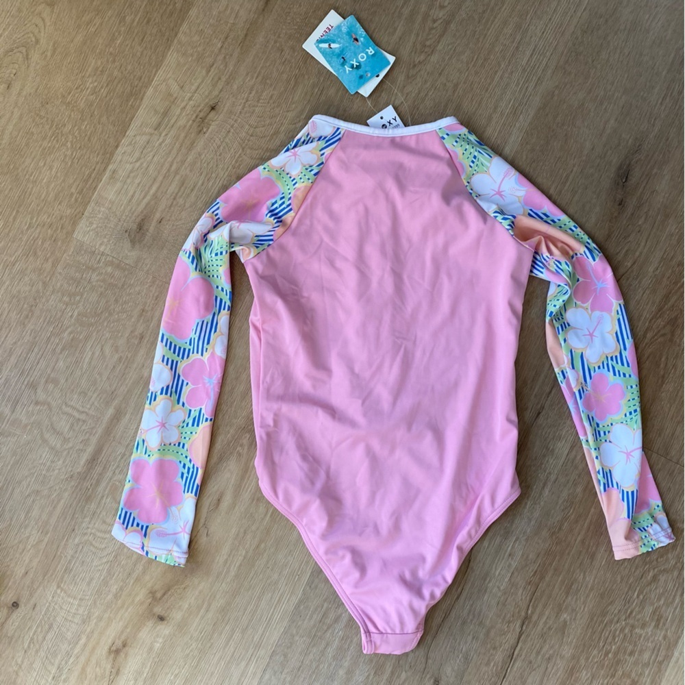 Roxy Tiny Flower Rashguard One Piece - Picture 7 of 7
